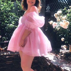 Selkie Pink Puff Dress